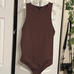 Express body contour ribbed bodysuit